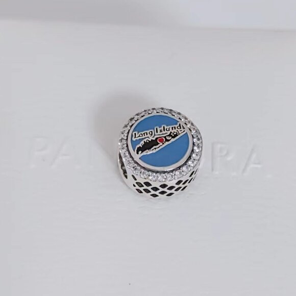 Pandora Long Island Exclusive Charm Bead S925 Silver with box - Picture 2 of 7